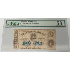 UNITED STATES OF AMERICA 1863 . FIFTY 50 CENTS BANKNOTE . SPECIMEN . PMG GRADED